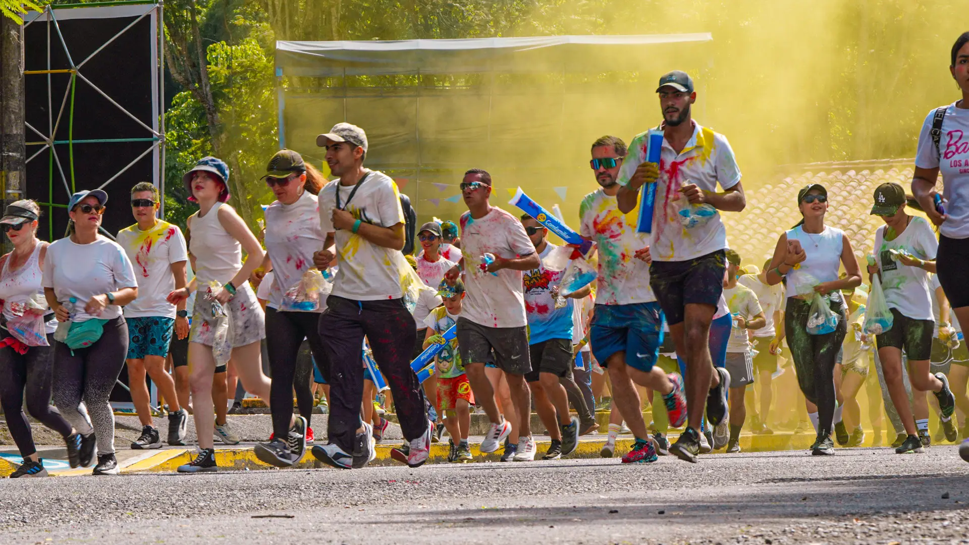 Así se vivió la primera carrera de colores Consotá Run 2024