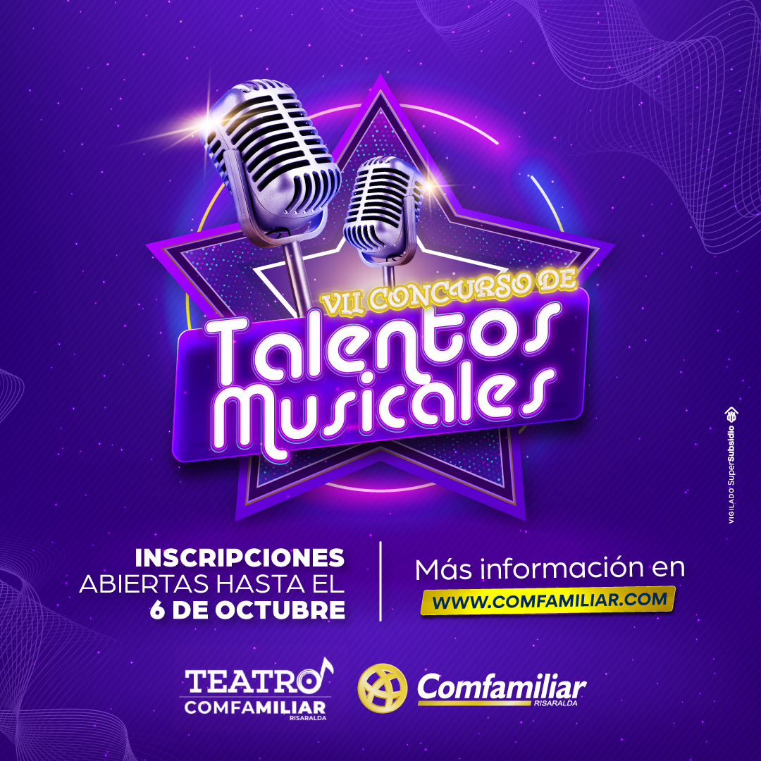 Ya llegó el Concurso de Talentos Musicales 2023