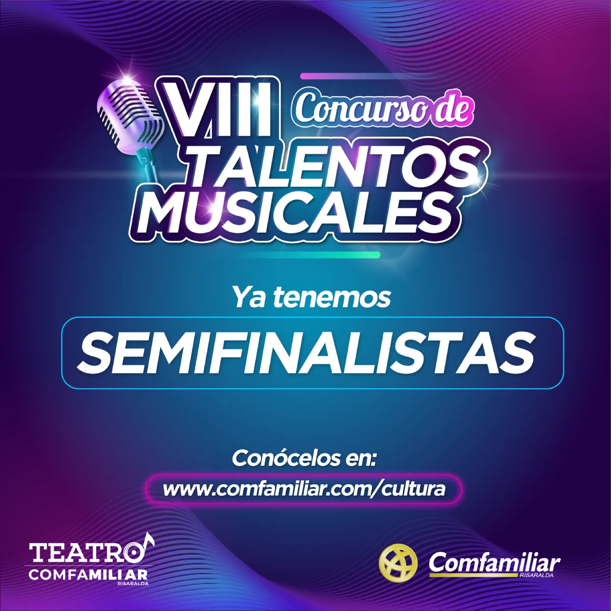 Listado de semifinalistas Concurso de Talentos Musicales 2024